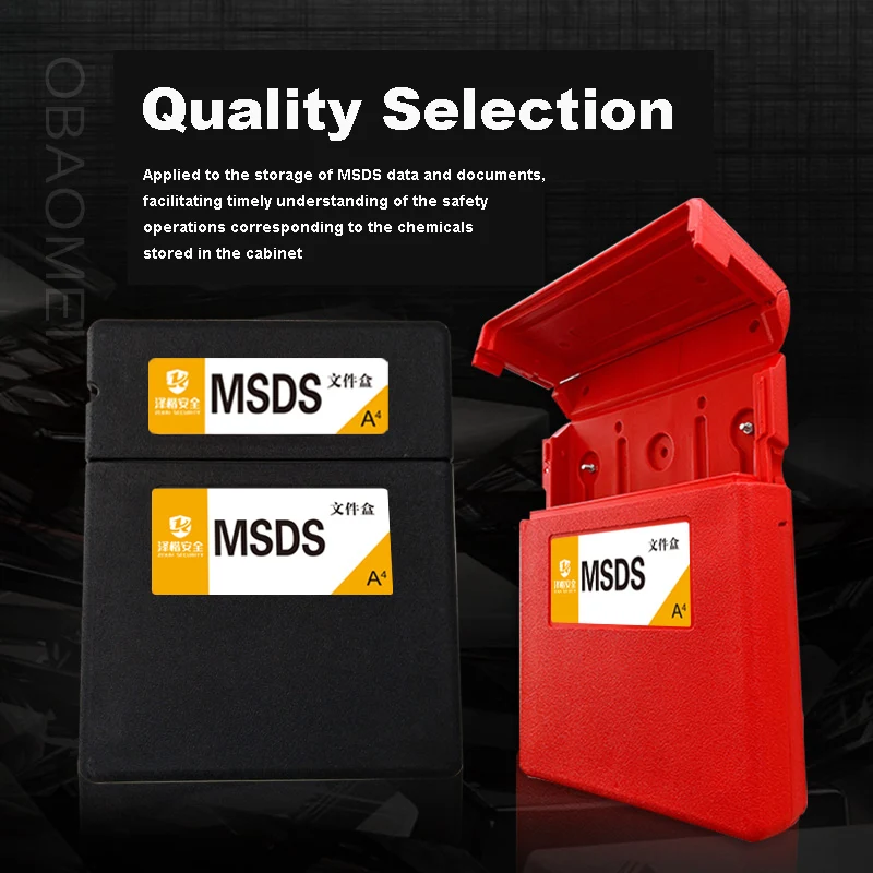 Safety Data Sheet Box